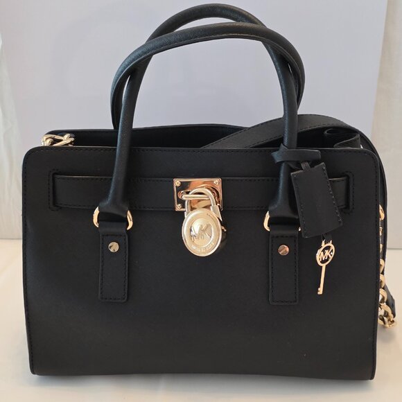 Michael Kors Hamilton Satchel – Black (Pre-Loved) - Picture 1 of 5